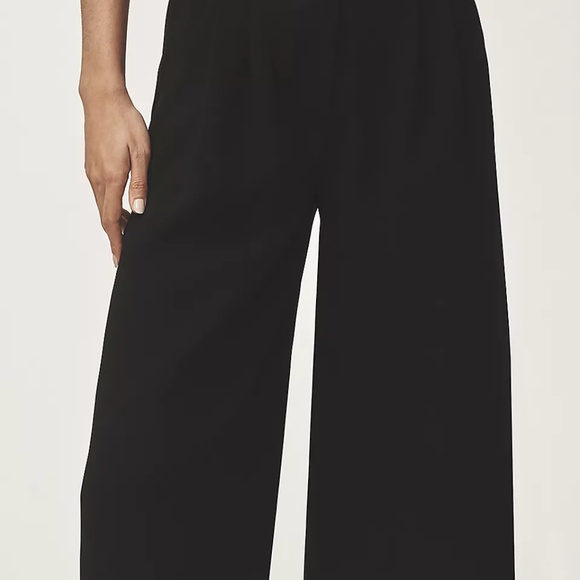 NWT!!  Anthropologie Maeve Pleated Cullotte Trousers Small - Picture 2 of 5